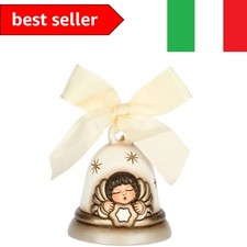THUN, Campanella con Angelo in Ceramica, Collezione Magia del Natale, Campane...