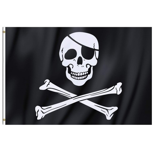 Grande bandiera dei pirati