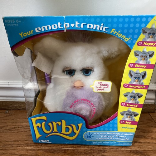 Furby lavender sleepy - furby, purple