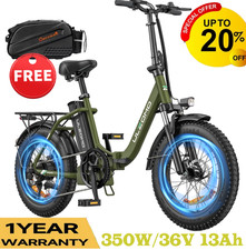 Bicicletta Elettrica 20 Pollici Uomo/Donna 250W 13ah E-Bike 25KM/H Pieghevole City EBike