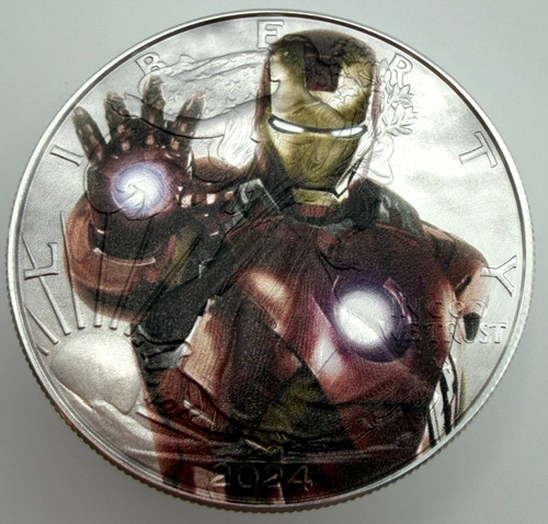 Iron man american silver - man,