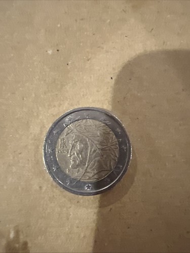 Moneta euro dante - euro, alighieri