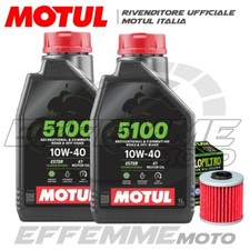 Tagliando KYMCO Xciting 400 i S 2019 2020 2021 2022 (2 5100 10W40 + Filtro olio)