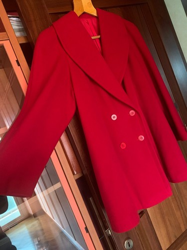 Cappotto donna lana rosso - donna,