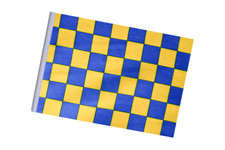 Bandiera piccola a quadri blu