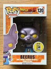Funko Pop! Dragon Ball Z: Metallic Beerus #120 SDCC 2016 + Soft Protector