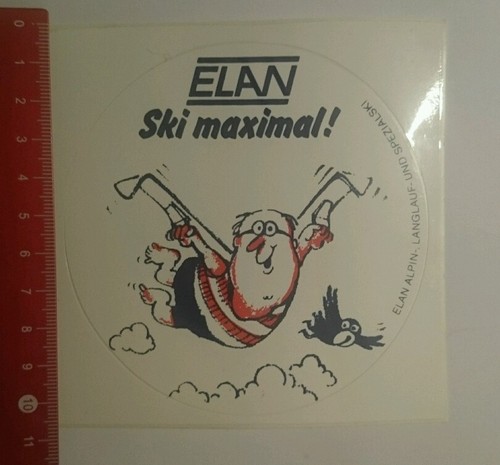 Adesivo sticker elan - elan, ski