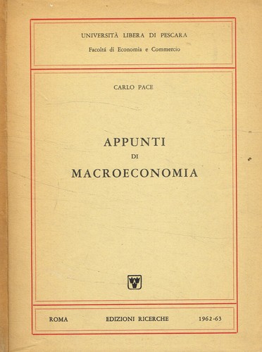 Appunti macroeconomia - di, macroeconomia.