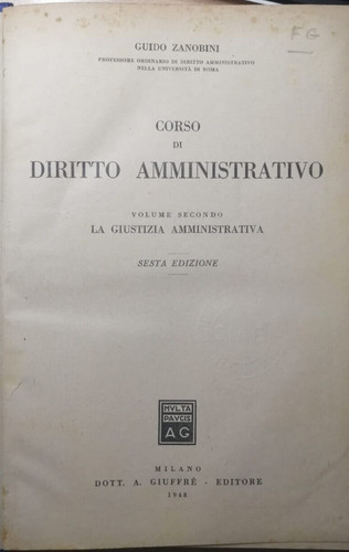 Zanobini corso diritto - zanobini, di