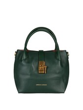 Enrico Coveri Borsa donna a mano con doppi manici - verde