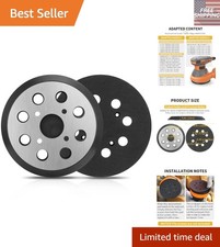 Pastiglie di ricambio per levigatrice 5 pollici confezione da 2 con 8 fori per prestazioni ottimali