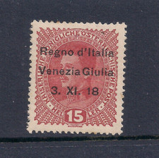 Italy Venezia Giulia 1918 Sassone 6k variety MH/* CV € 40