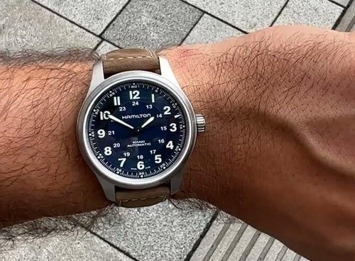 Hamilton khaki field titanium - khaki,