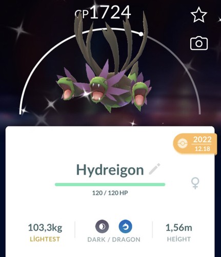 L50 hydreigon full shiny - l50,