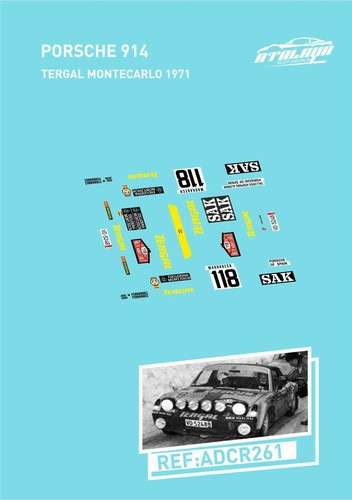 Calcas porsche 914 tergal - porsche,