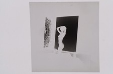 Negativo b/n 6x6 FOTOGRAFIA EROTICA - nudo di donna in controluce - anni 60/70