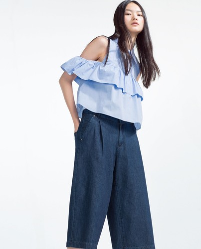Camicia blusa donna - , blu