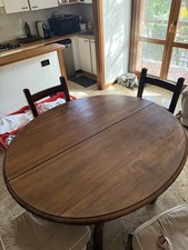 tavolo antico ovale In Noce