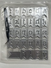 Fustelle alfabeto Metalliche