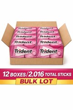 Trident Bubble Gum 12 Boxes