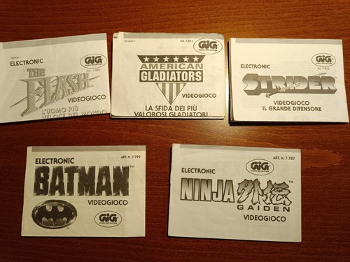 Original gig tiger manuals - original,
