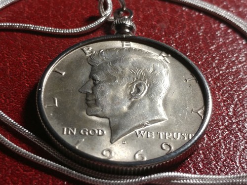 Ciondolo mezzo dollaro kennedy - mezzo,