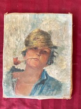 Quadro scuola napoletana: "Monello" - scuola napoletana - Napoli 1935!!!