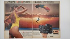 Clipping Pubblicità Advertising 1989 PHILIPS VIDEO EXPLORER Cattura L'Avventura