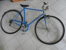 BICICLETTA DA UOMO AQUIZA VINTAGE ANNI 70 BLU