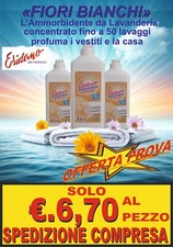 ERIDANO 12 AMMORBIDENTE CONCENTRATO DA LAVANDERIA PROFESSIONALE "FIORI BIANCHI"