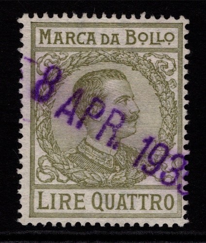 Italy 1920s lire marca bollo - italy, 4