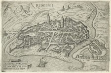 Mappa antica "Rimini" (Italia)