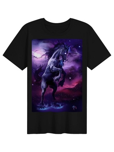 Shirt drak nera fantasia - t-shirt,
