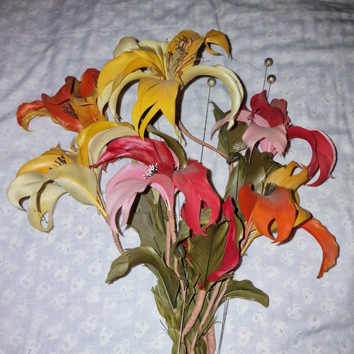 Mazzo fiori finti - fiori,