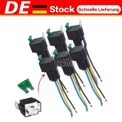 Relè auto pin 12v - 4, +