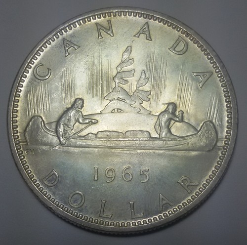 Canada dollar 1965 silver - -,