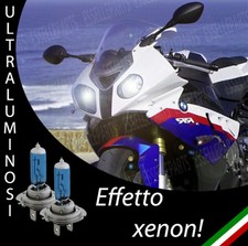 COPPIA LAMPADE H7 BMW S1000RR EFFETTO XENON BIANCHI ANABBAGLIANTI