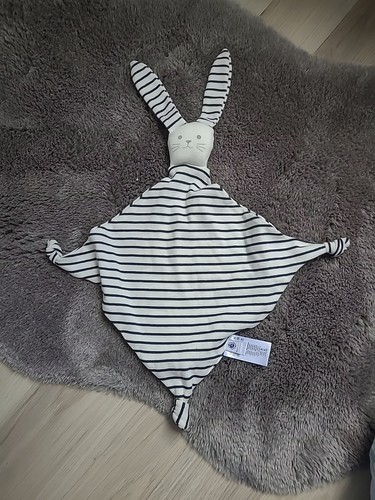 Dpd doudou plat lapin gris - doudou,