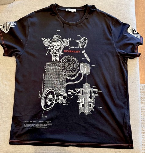 Shirt uomo givenchy grafica - t-shirt,