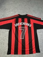 AC MILANO ITALIA 2003 2004 MAGLIA CALCIO SHIRT ADIDAS 2XL #7 SHEVCHENKO