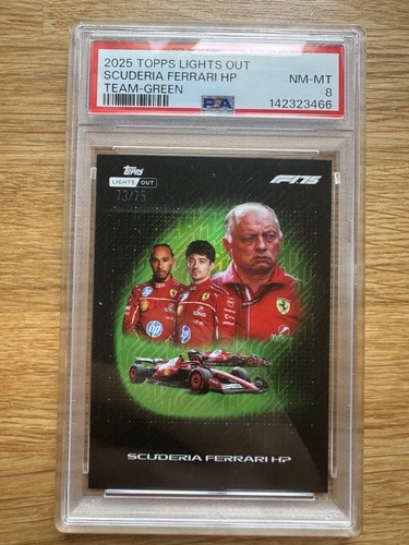 2025 topps lights - lights, f1