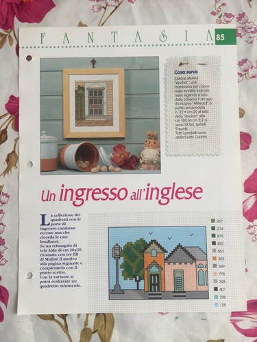 Schema punto croce ricamo - punto,