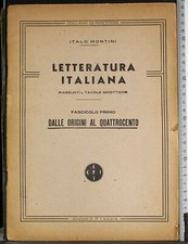 LETTERATURA ITALIANA
