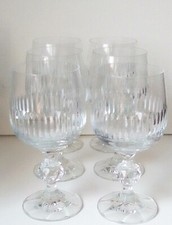 6 BICCHIERI IN CRISTALLO DA ACQUA VINO CM 14,5 GLASS