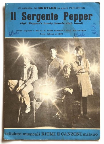 Partition vintage sheet music
