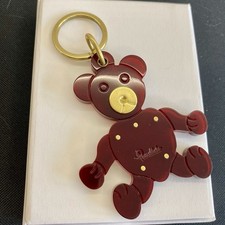 Pomellato Orso Teddy Orsetto Portachiavi Plexiglass Rosso Bordeaux Limited Edit