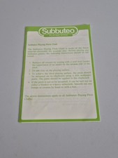 Subbuteo Ricambio Gioco Pitch