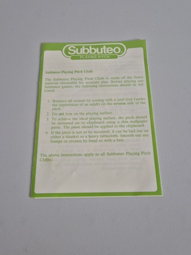 Subbuteo ricambio gioco pitch - subbuteo,