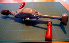 TRAPANO A MANO VINTAGE "FLOTT" A DUE VELOCITA' MANDRINO FINO A 8 MM