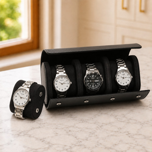 Rotolo orologio pelle 3 - orologio,